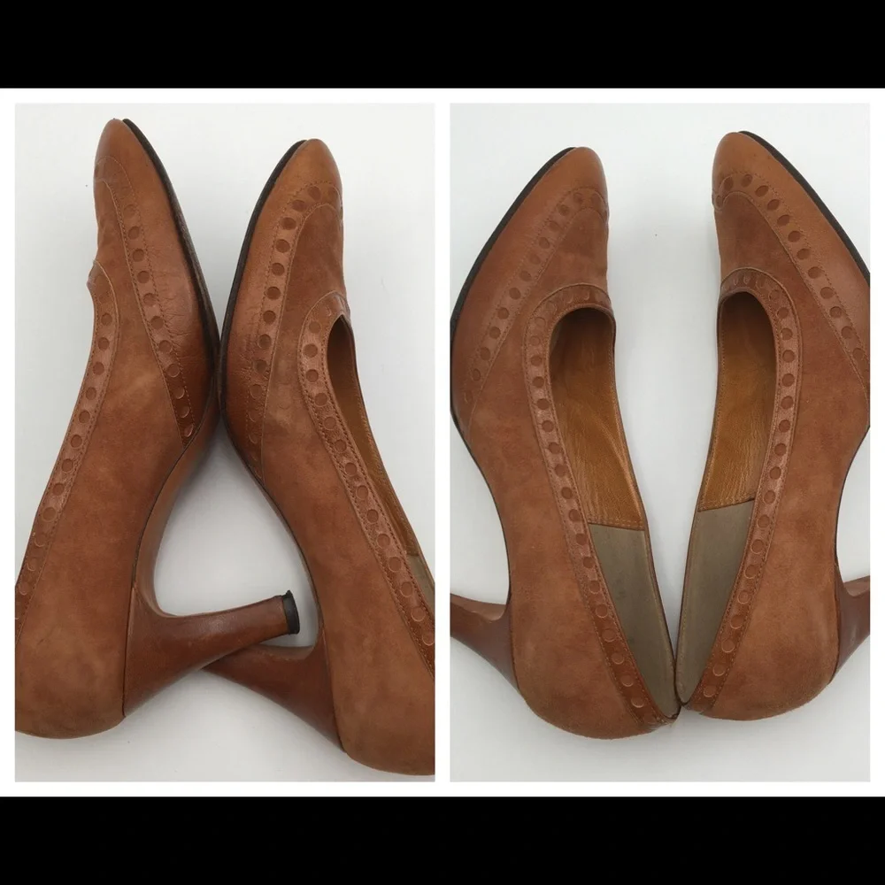 Vintage Stanley Philipson Leather Suede‎ Heels